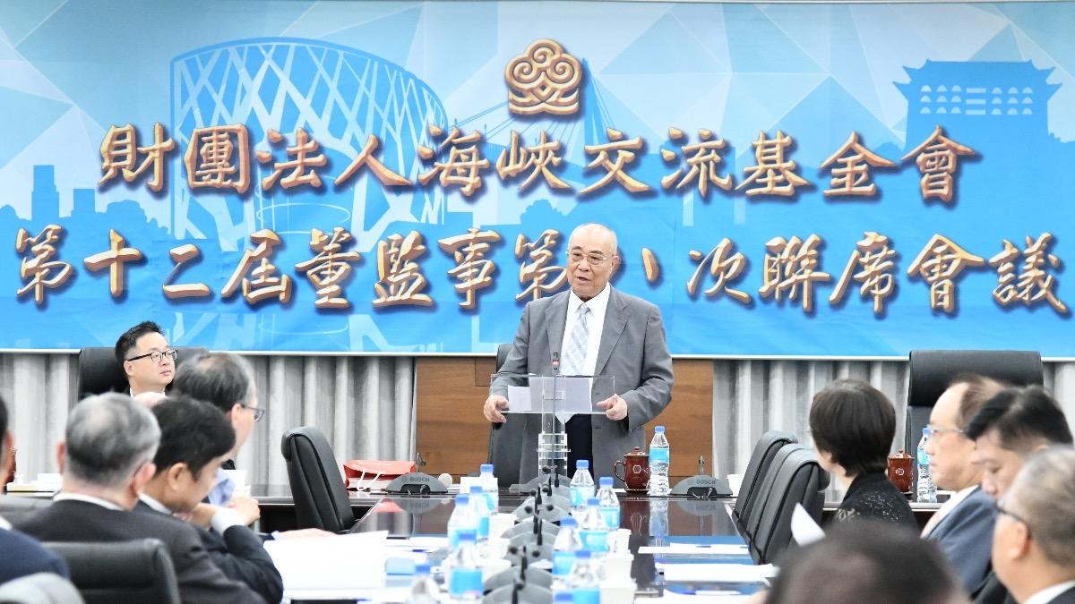 海基會董座吳豐山喊話:台海若發生戰爭「兩岸同遭大禍」