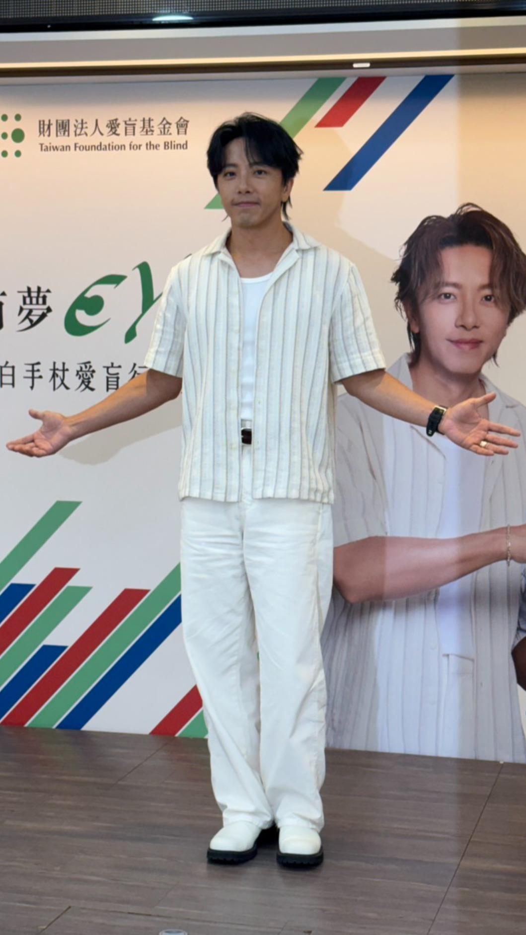 坤達私心希望老婆柯佳嬿封后。(圖/謝毅攝)