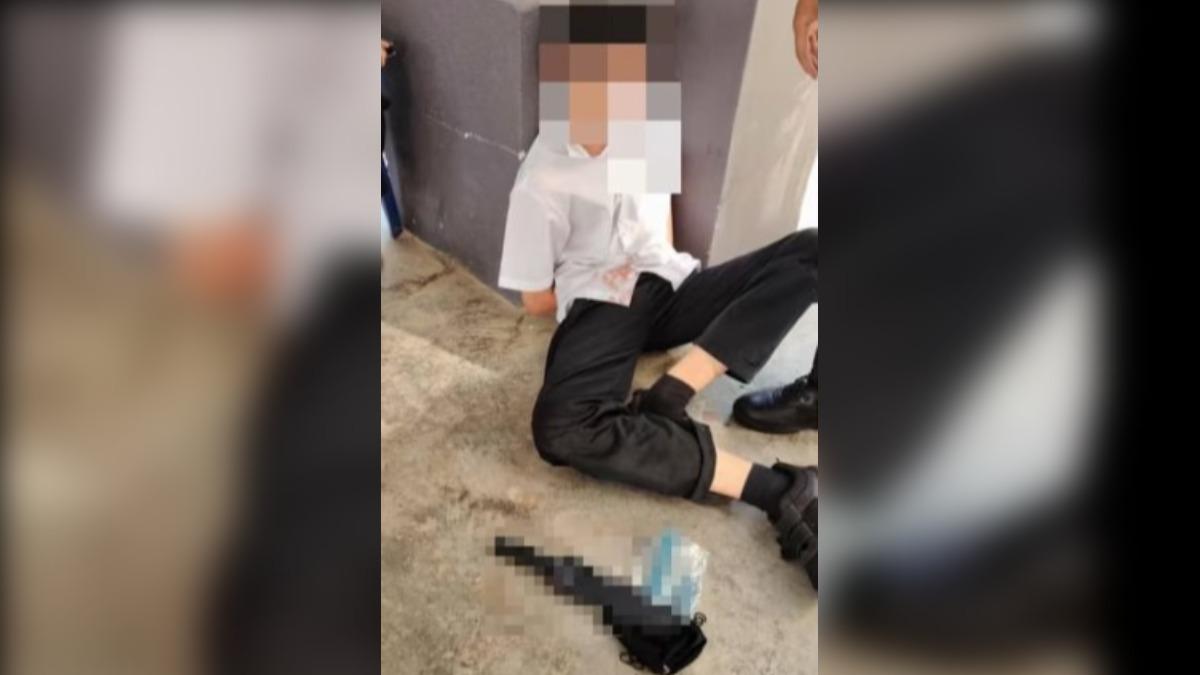 犯案男學生。（圖／翻攝自星洲日報）