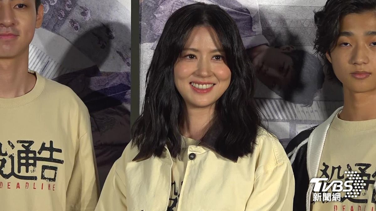 曾當過空服的林予晞出席新片記者會,談及長榮空服猝逝事件。(圖/TVBS)