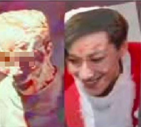 館內有顆頭顱，對比喬任梁，相似度極高。（圖／翻攝自TikTok）