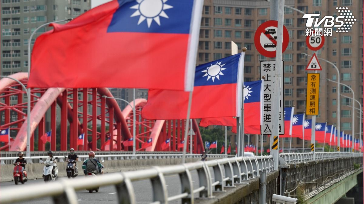 中華民國國旗。（圖／胡瑞麒攝）