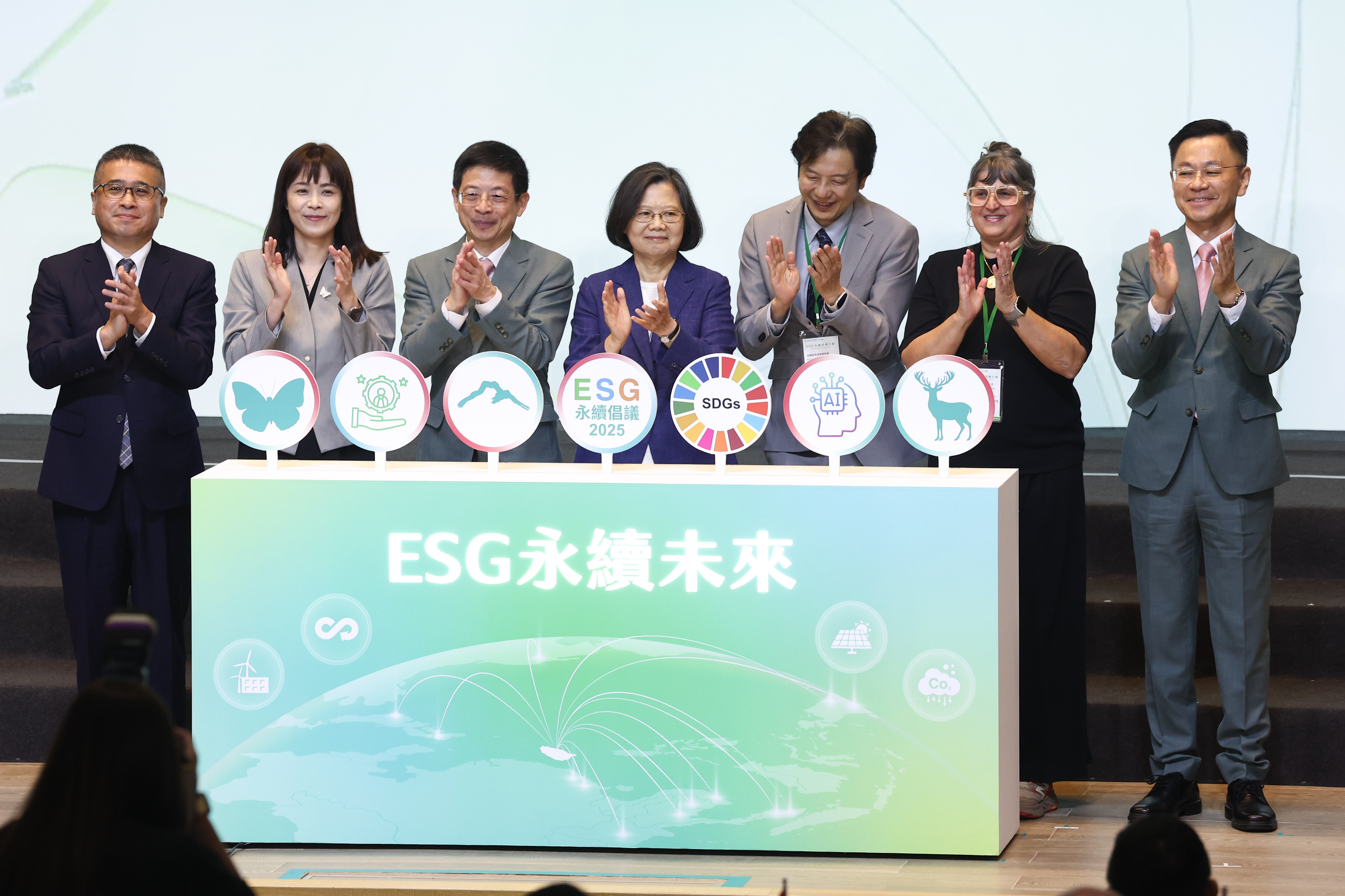 蔡英文:以永續為信念行動為語言 台灣持續貢獻世界