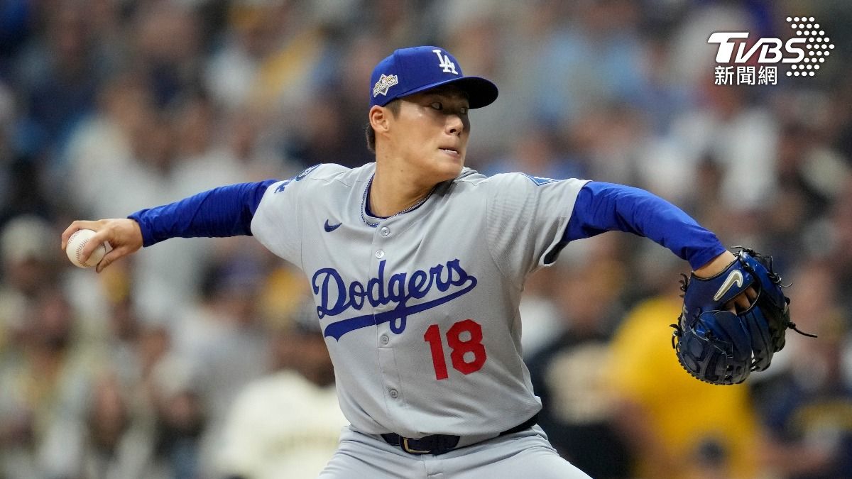 MLB季後賽/山本由伸完投9局飆7K!道奇擊敗釀酒人搶下G2
