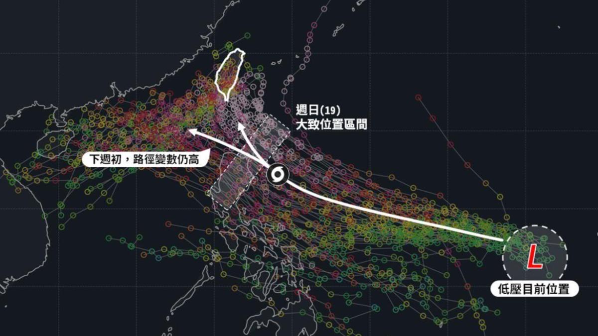 天氣/準風神颱風恐北轉衝台!2地降雨威脅最大 粉專:光復皮繃緊