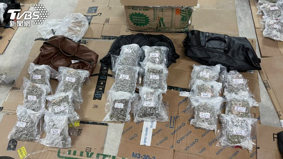 販毒集團進口名牌包藏毒!警扣3億元大麻、搖頭丸 律師也涉案