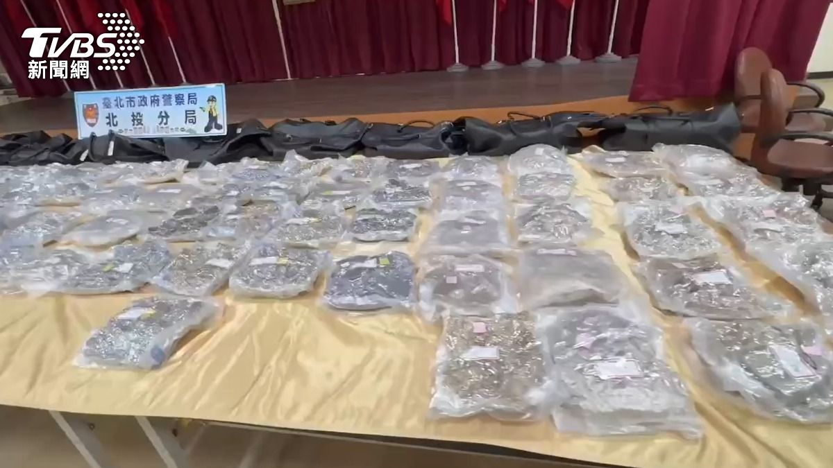 檢警查獲市值超過3億元的毒品。(圖/TVBS)