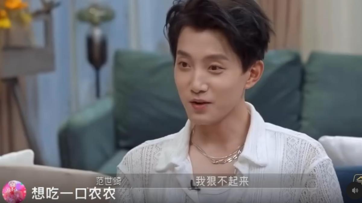 范世錡自稱狠不起來。（圖／翻攝自Threads）