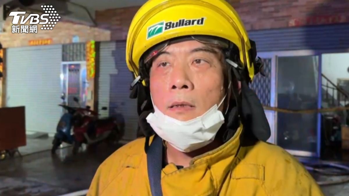 第三大隊第二中隊長潘永銘。(圖/TVBS)