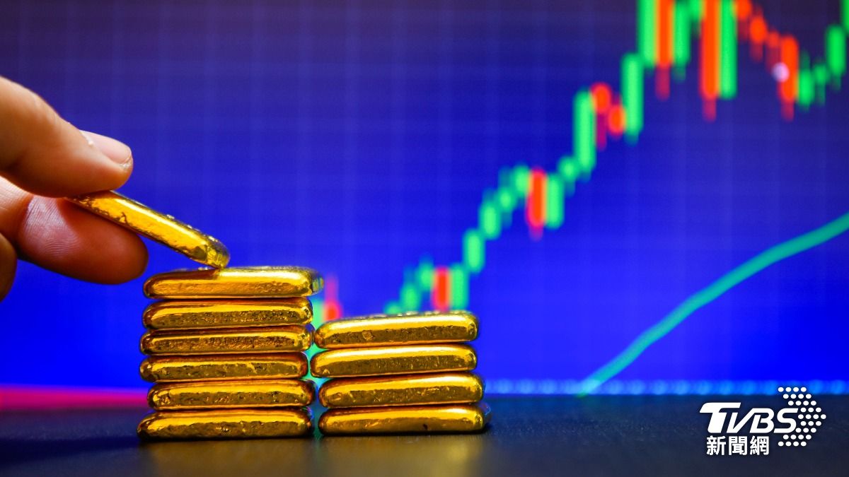 黃金價格持續高漲。（示意圖／達志影像shutterstock）