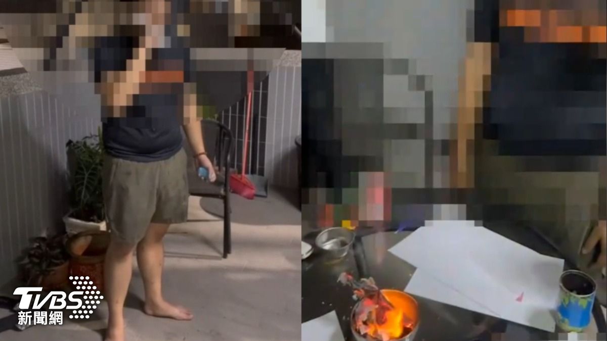 具有黑幫太陽聯盟背景的36歲江姓男子，除了經營博弈機房，還私刑凌虐討債。（圖／TVBS）