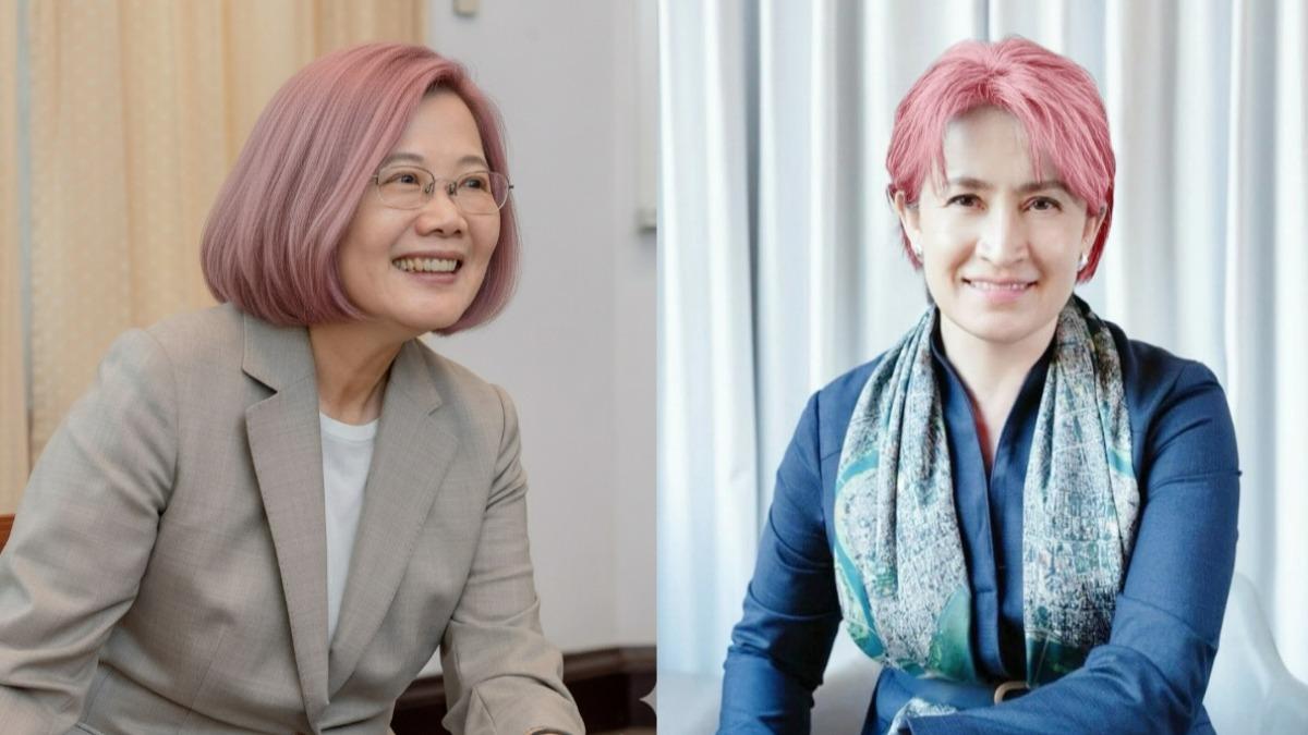 迎接BLACKPINK!蔡英文、蕭美琴也變「粉紅髮」笑問這句