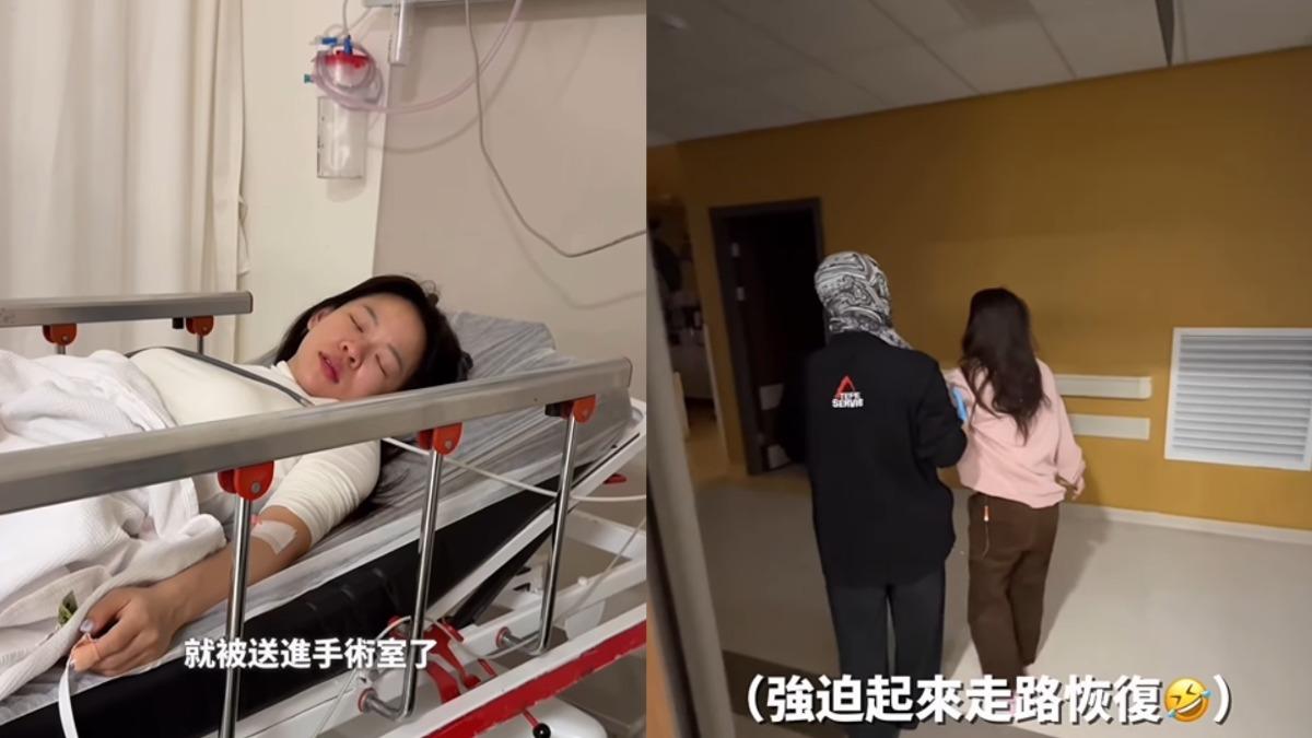 古娃娃闌尾炎在當地動刀。(圖/翻攝自wawawaku IG)