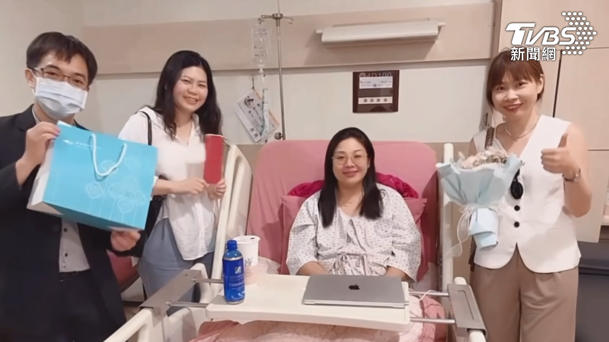孕婦到台南出差，竟在安平一間飯店房間緊急生產，在消防人員協助下，她順利產下第二胎兒子。（圖／TVBS）