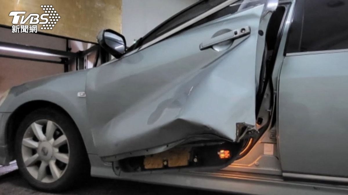 控社區機械車位三度出包,5歲兒險遭夾傷。(圖/TVBS)