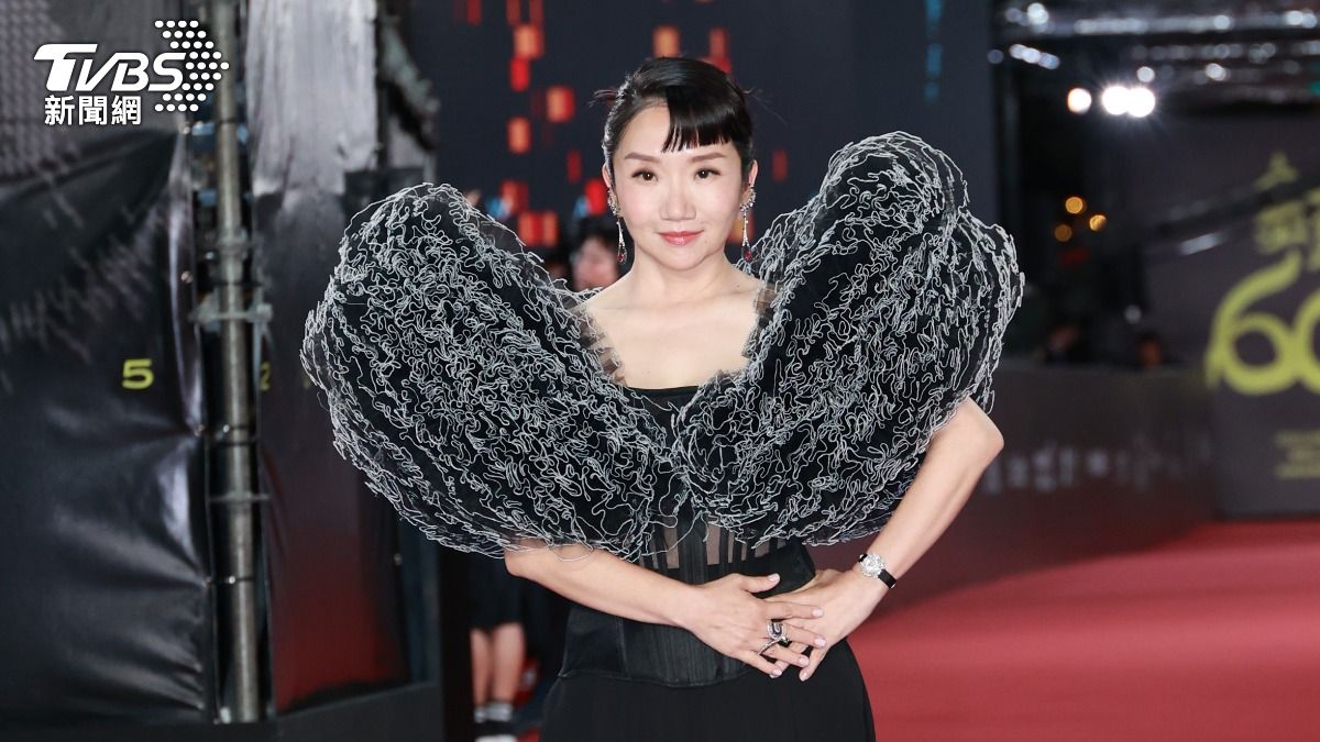 金鐘60/陶晶瑩「人體鋼絲球」紅毯最怪 兒子激似李李仁現身