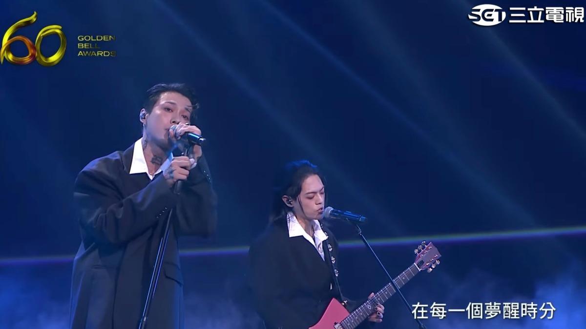 TRASH獻唱陳淑樺的〈夢醒時分〉。(圖/翻攝自金鐘獎 Golden Bell Awards YouTube)