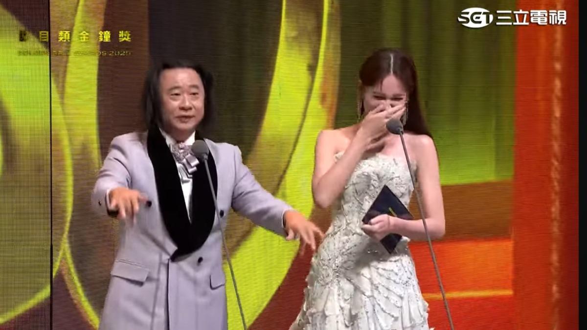 邰智源神模仿讓現場眾人笑翻。(圖/翻攝自三立)