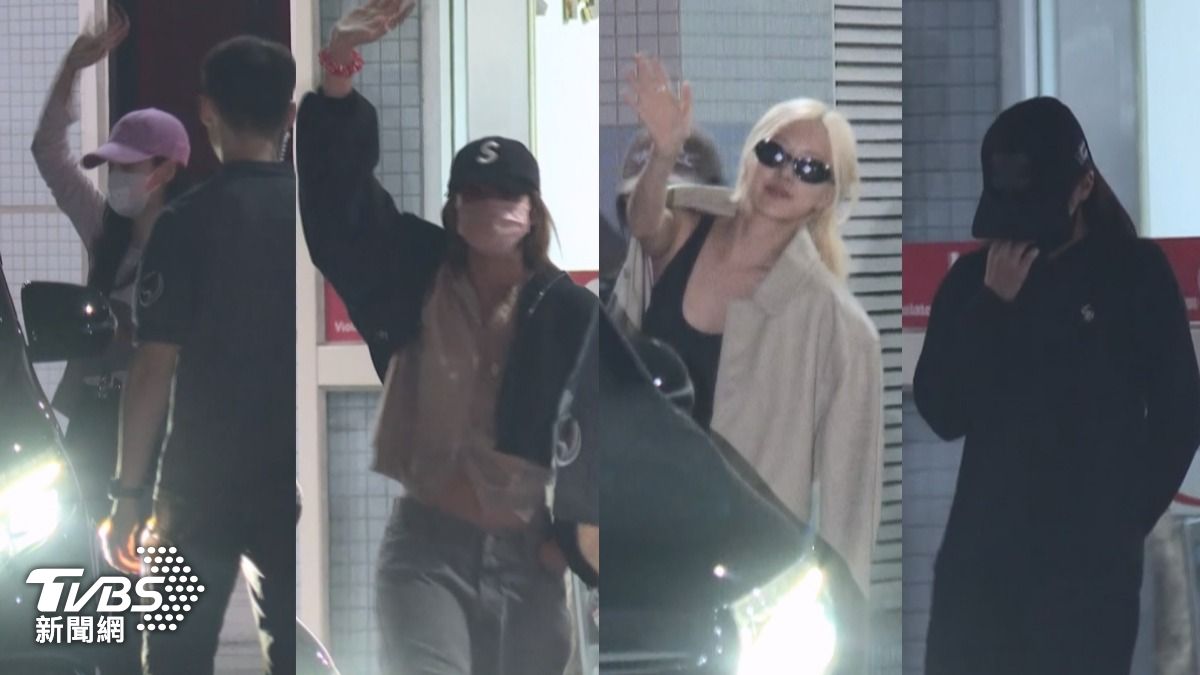 直擊/BLACKPINK抵高雄!Rosé、Lisa超暖互動 台粉打動Jennie