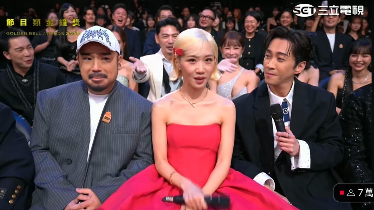 左起阿達、Lulu、陳漢典。（圖／翻攝自三立YouTube）