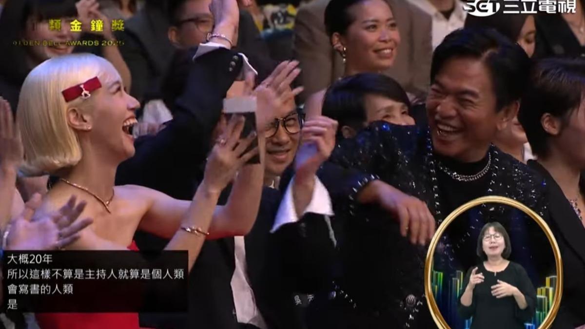 吳宗憲妙答小S的問題。(圖/翻攝自三立)