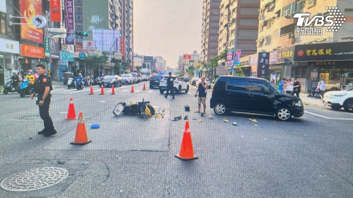 嘉義發生死亡車禍。（圖／TVBS）