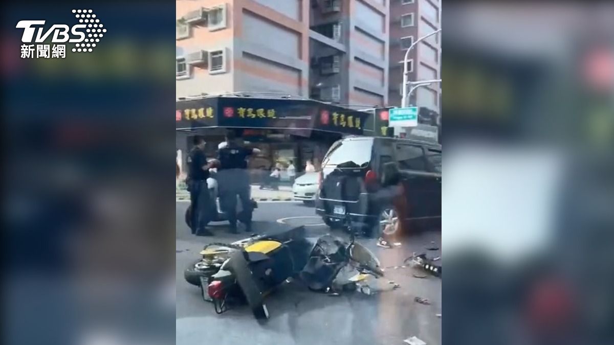 汽車左轉撞死少年!他「慘叫後無聲」,送醫悲斷魂。(圖/林昱孜提供)