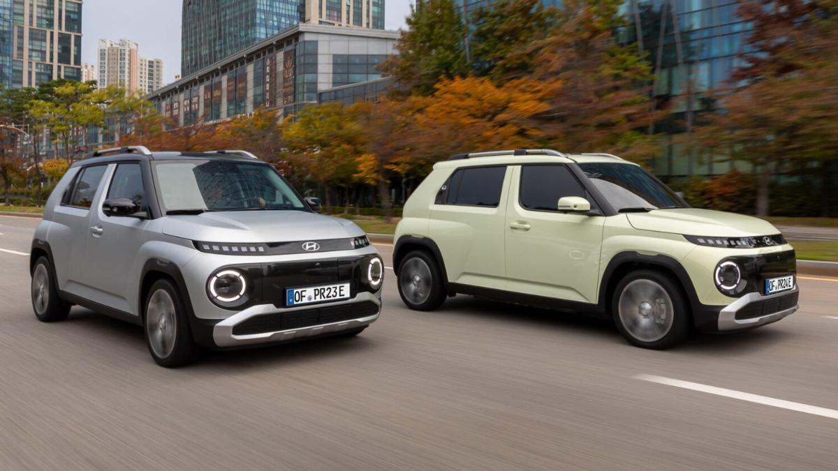南陽實業同時送測3款Inster車型。(圖/Hyundai提供)