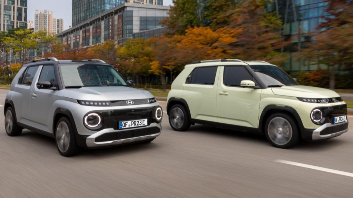 南陽實業同時送測3款Inster車型。(圖/Hyundai)