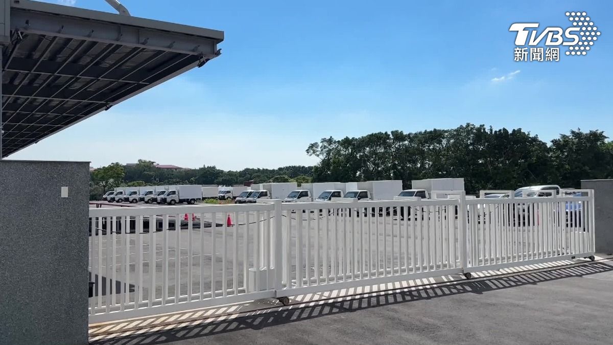 速配變樹配!包裹送到樹下,女網友表示不會再訂。(圖/TVBS)