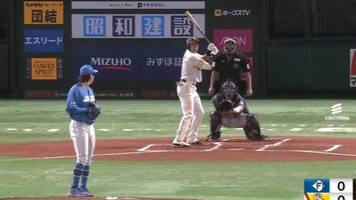 古林睿煬飆出旅日最快157公里的球速。(圖/ DAZN Taiwan)