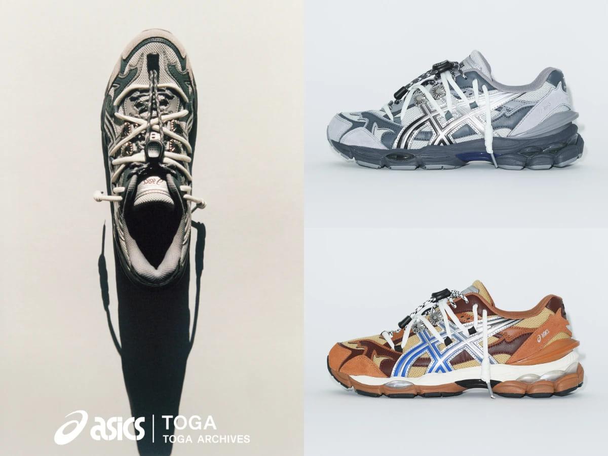 ASICS 攜手 TOGA 推出 GEL-CUMULUS 16 TG。(圖/翻攝自ASICS)