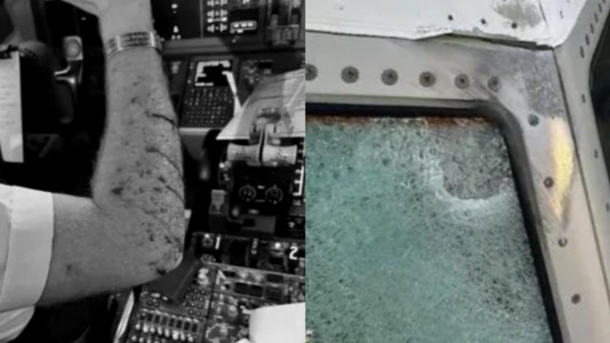 高空驚魂!駕駛艙「擋風玻璃碎裂」 美聯航機師濺血急轉降