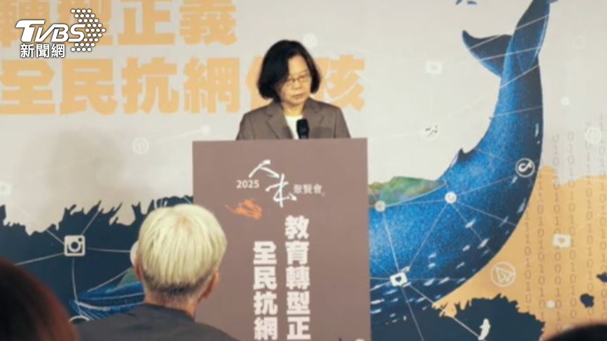 前總統蔡英文。(圖/TVBS)