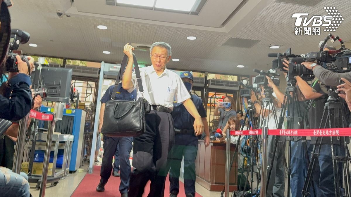 前民眾黨主席柯文哲。（圖／潘千詩攝）