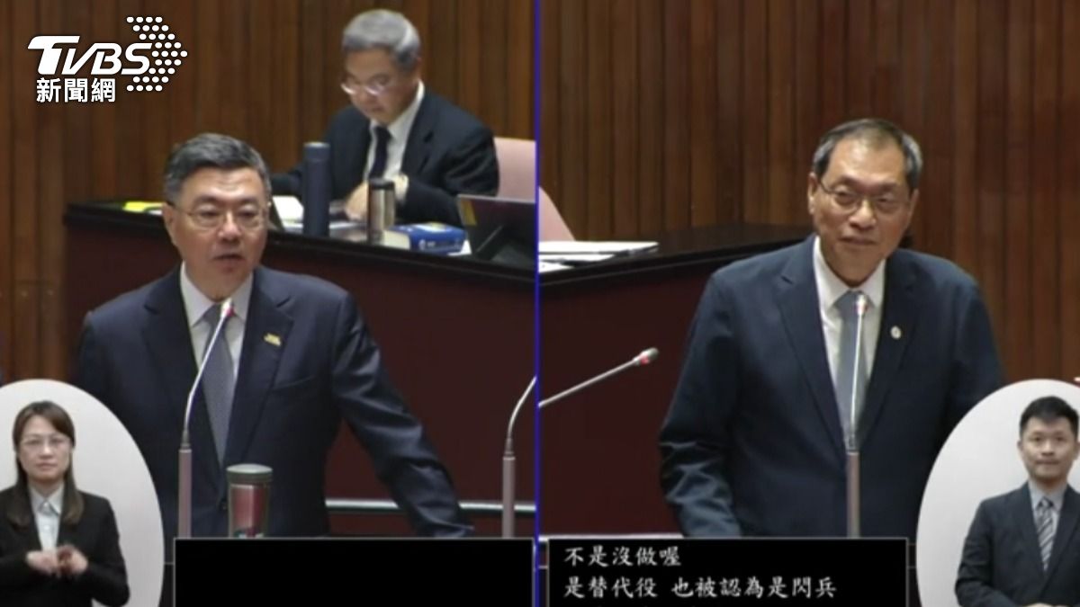 行政院長卓榮泰表示服兵役是國民義務。(圖/TVBS)