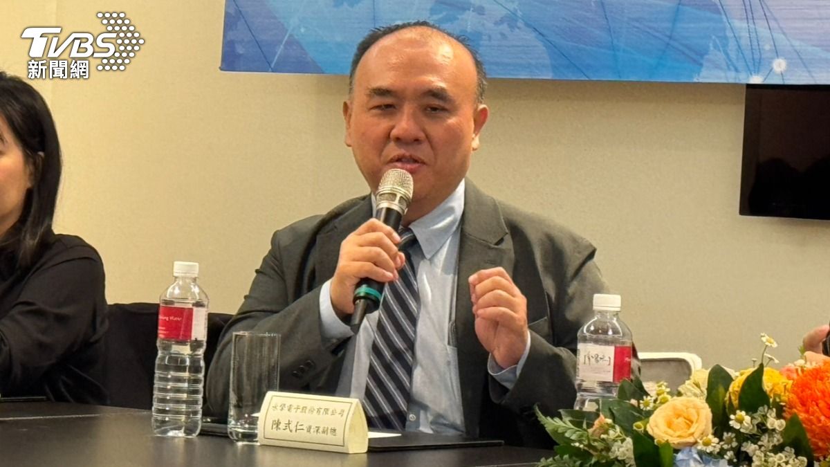 永擎電子（7711）資深副總陳式仁。（圖／謝佩穎攝）