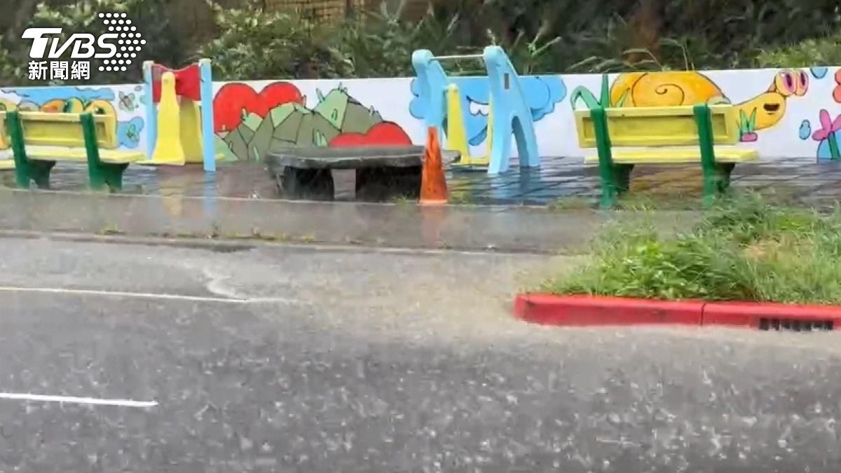 全球暖化增加極端降雨機率。（圖／TVBS）