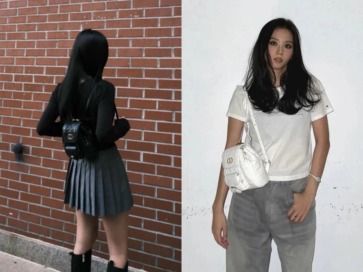 Dior Caro 背包作為 2025 度假系列新品，一登場便成為話題焦點。（圖／翻攝自Instagram @sooyaaa__）
