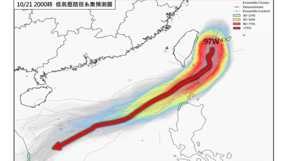 豪雨警戒再升級!北台灣至花蓮慎防長時強降雨、局部豪雨