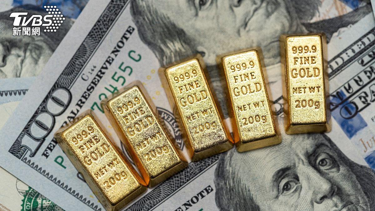 黃金價格引起全球關注。（示意圖／達志影像shutterstock）