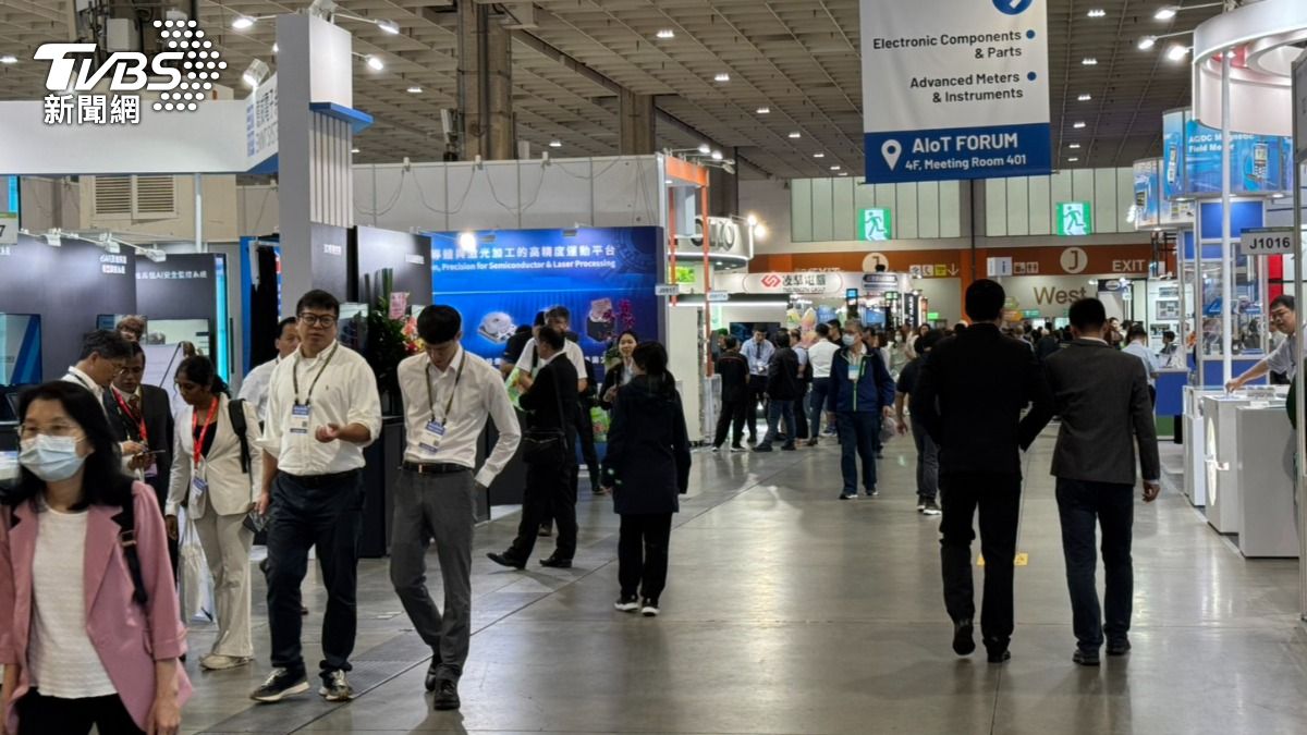 由貿協與電電公會共同舉辦的，TAITRONICS 與 AIoT Taiwan 今年將以「AInnovation Now」為核心主題。（圖／謝佩穎攝）
