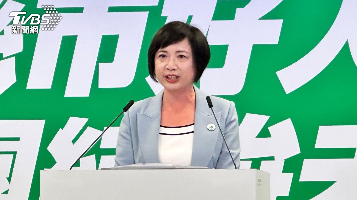 民進黨立委何欣純盼成為台中第二任市長。(圖/潘袁詩羽攝)