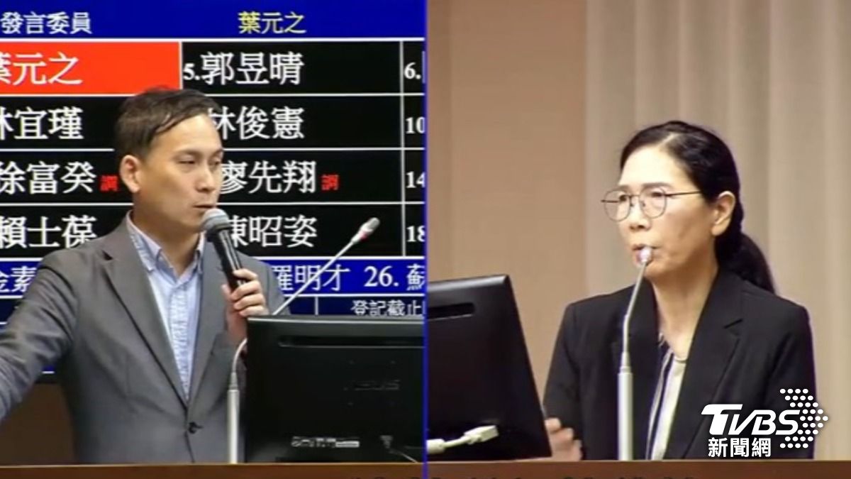 葉元之質詢NCC委員被提名人 黃葳威（圖／TVBS資料畫面）