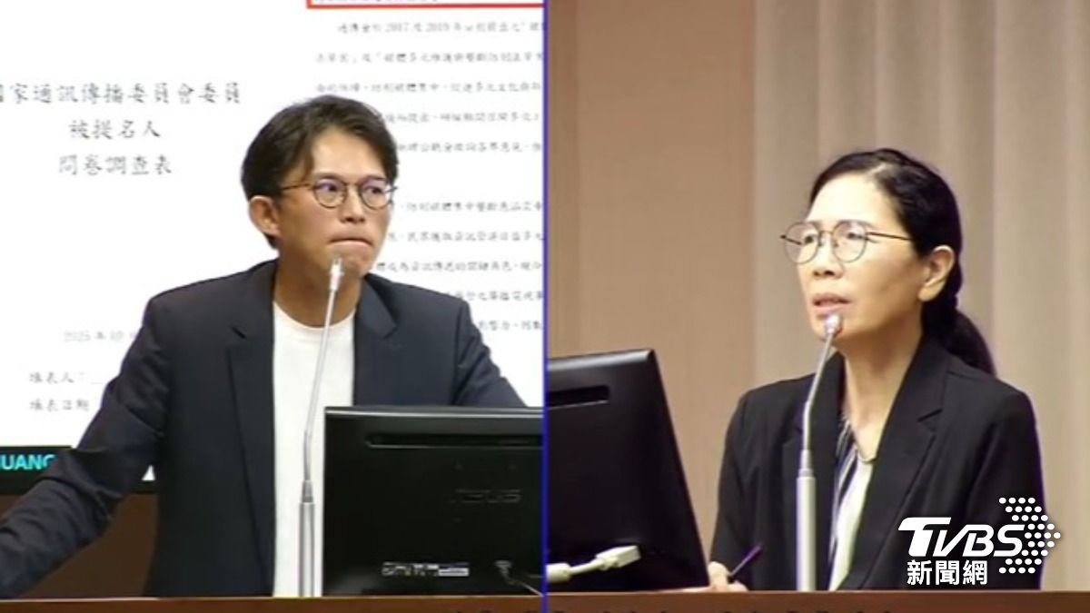 黃國昌質詢NCC委員被提名人 黃葳威（圖／TVBS資料畫面）