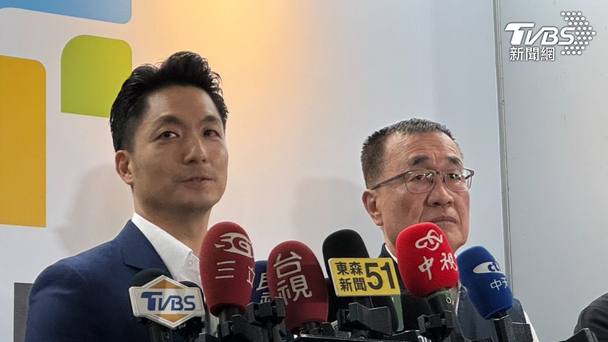 台北市長蔣萬安、副市長李四川受訪。（圖／陳怡潔攝）