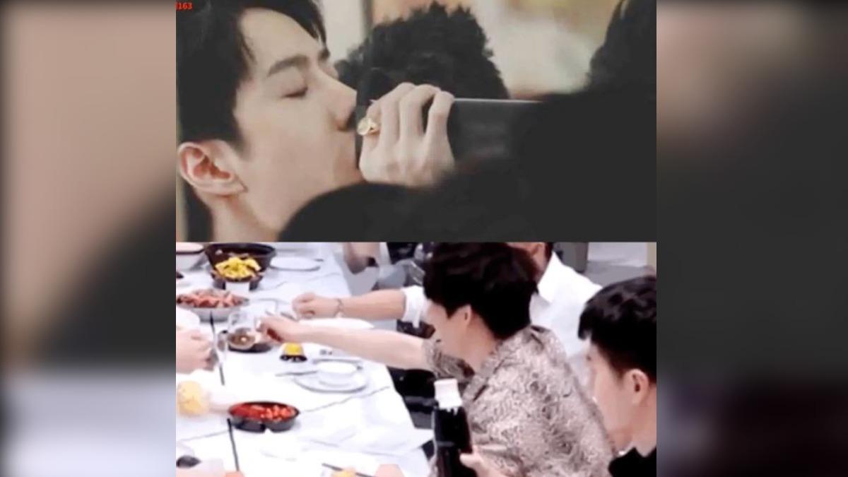 王一博也經常被拍到拿著保溫杯出席活動或與人乾杯。（圖／翻攝自Threads）