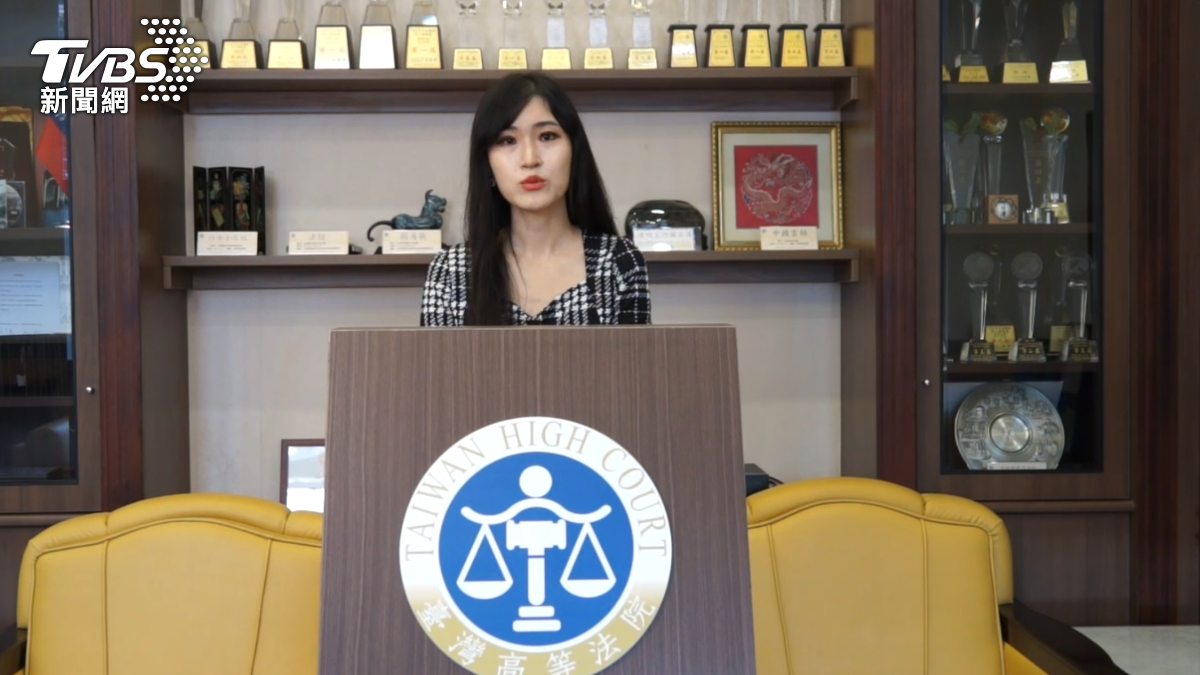 高院發言人文家倩法官。(圖/TVBS)