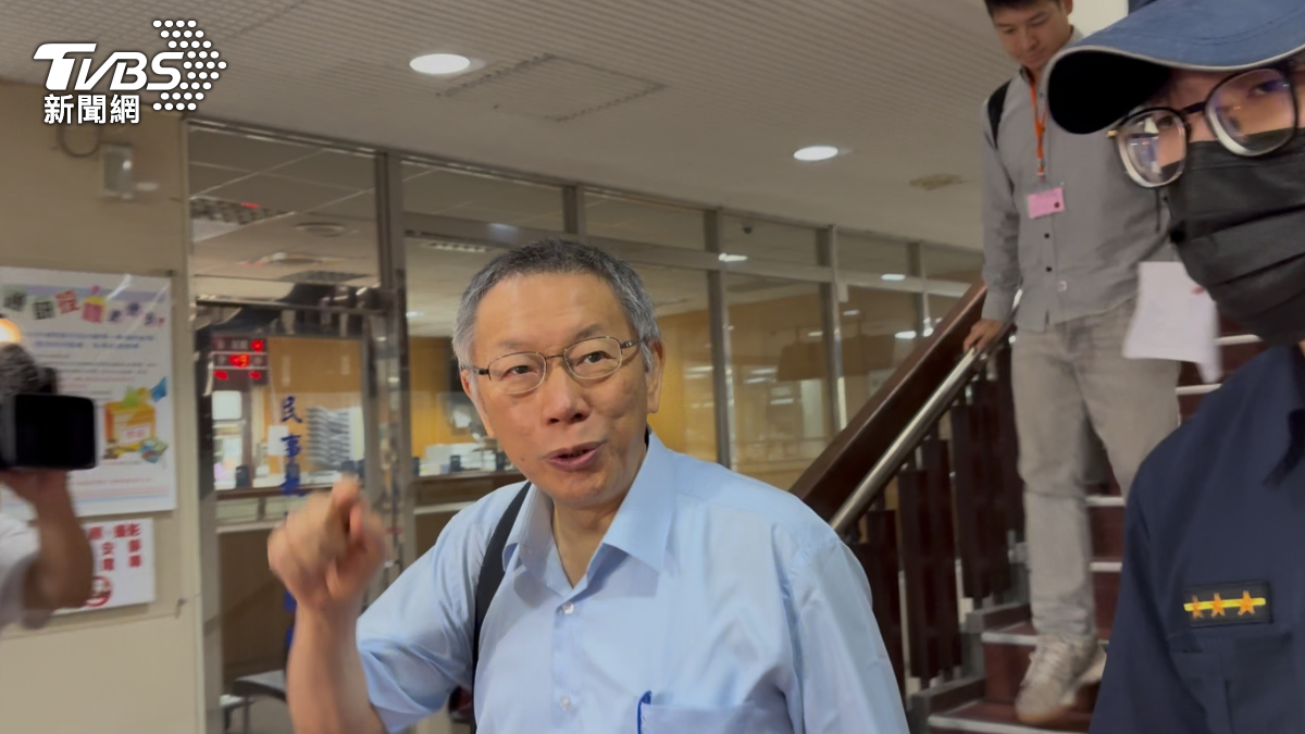 前民眾黨主席柯文哲。(圖/潘千詩攝)