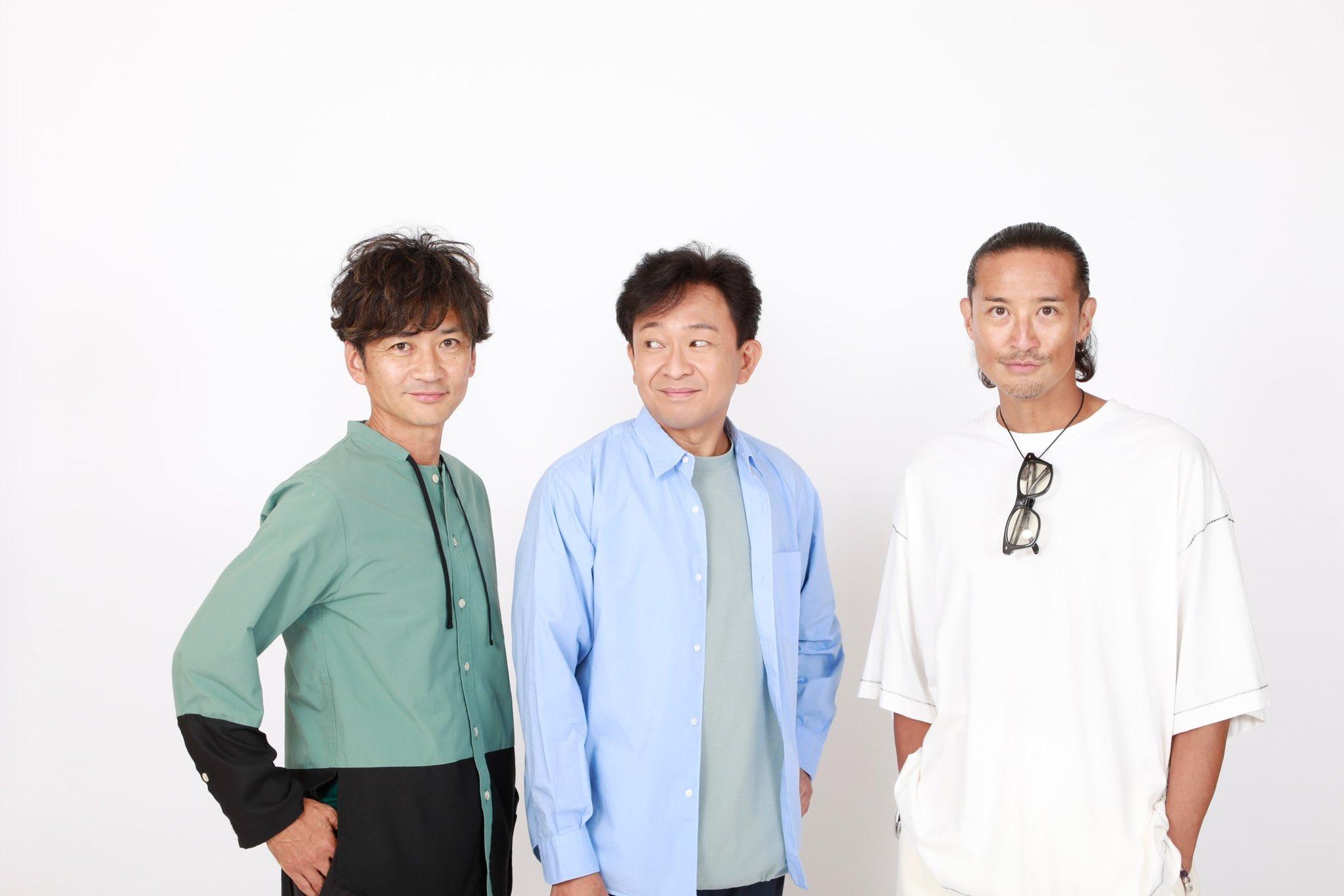 松岡昌宏(右)日前在節目上透露私下有跟城島茂(中)、國分太一(左)各自見面。(圖/翻攝自國分太一推特)